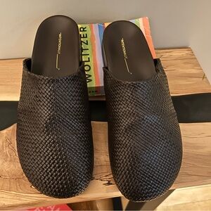 Intentionally Blank - Woven Brown Slip-On Shoes